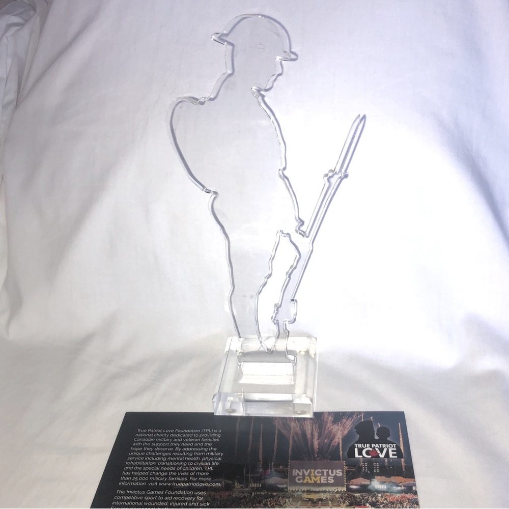 Remembrance Day Soldier’s Silhouette 2018 There But Not There Military Statue